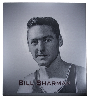 Bill Sharman 25x28 Enshrinement Portrait Formerly Displayed In Naismith Basketball Hall of Fame (Naismith HOF LOA)